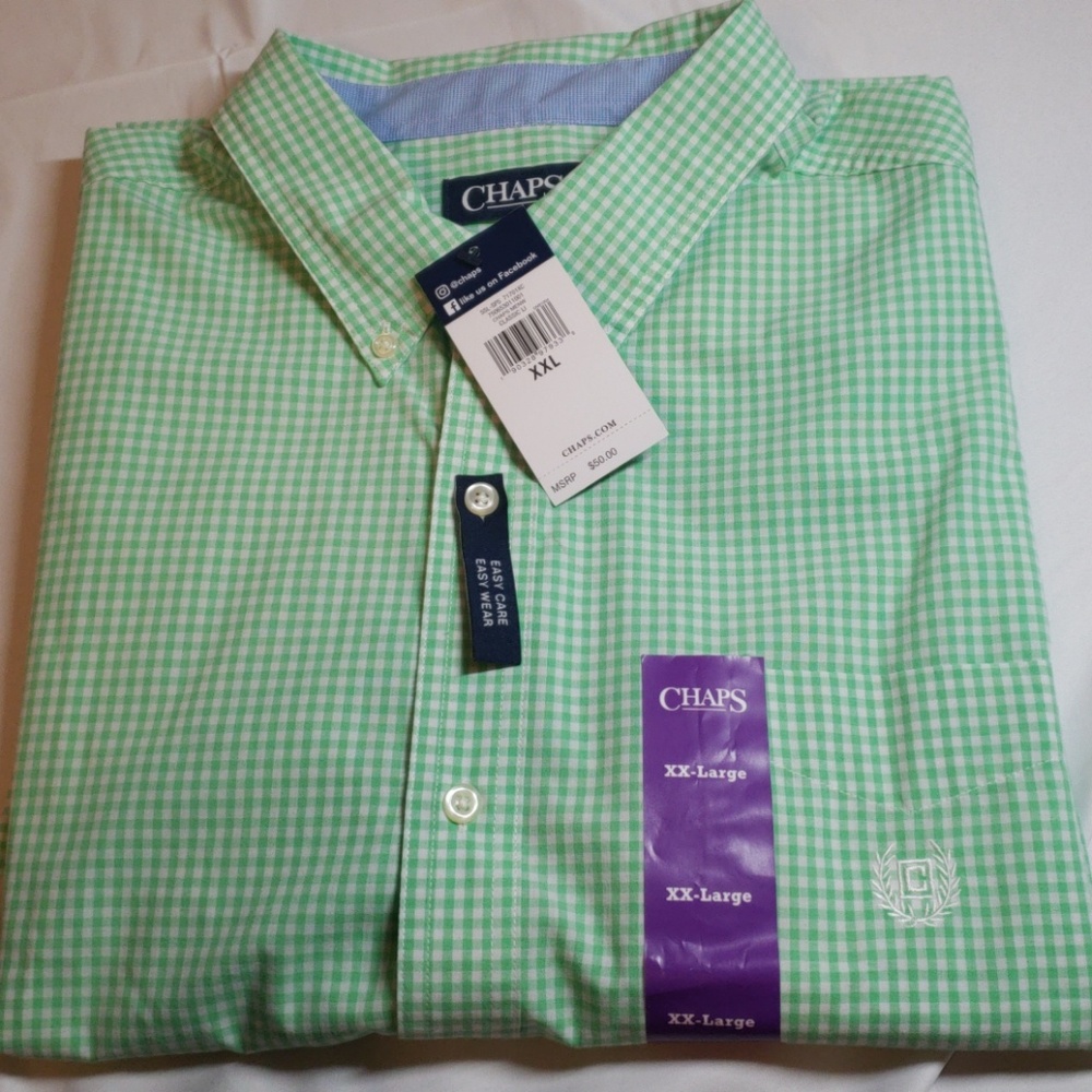 🎁SOLD🎁 NWT,CHAPS MEN'S SHIRT - Picture 1 of 8